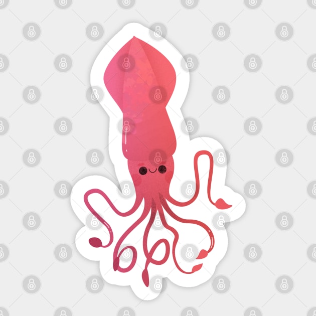 Squid Sticker by theladyernestember